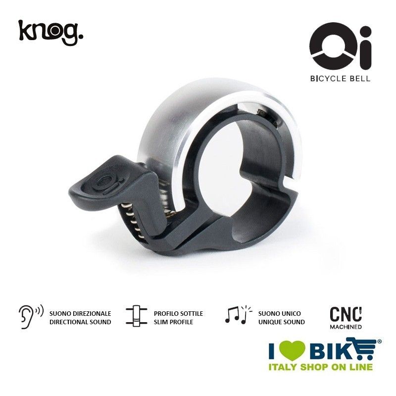 Bike Bell 22 2 mm Knog Oi Classic Silver